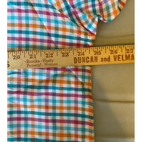 Cremieux Classics Shirt Mens XL Multi Color Plaid Cotton Button Down - Picture 6 of 10